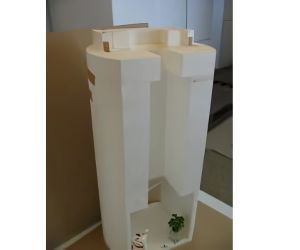 電波測定実験用四角いポール 特殊