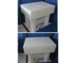 発泡机2 双子測定台