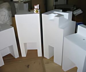 発泡机 4連測定台