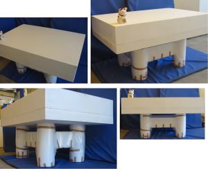 電波実験用発泡机