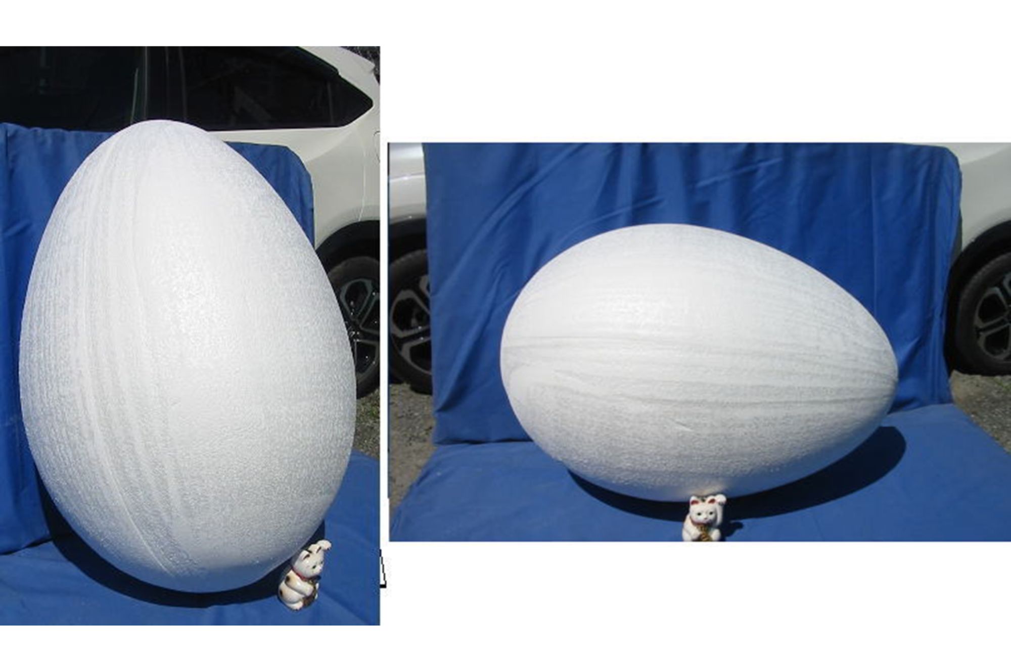 発泡スチロール 巨大たまご 1200mm