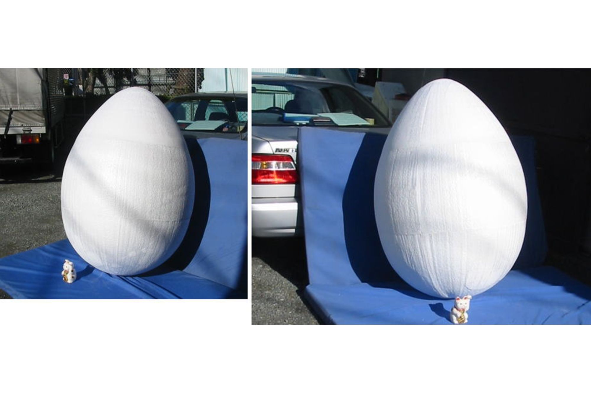 発泡スチロール 巨大たまご 1500mm