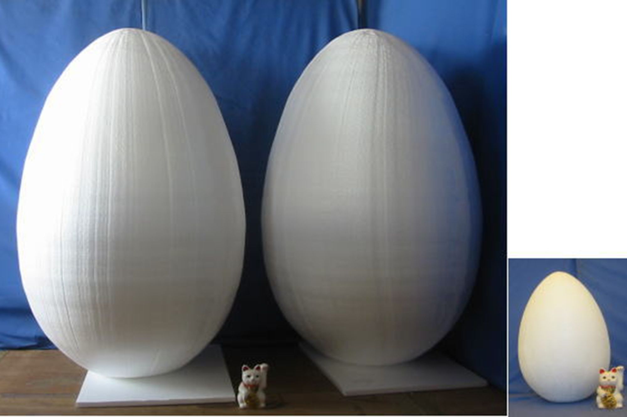 発泡スチロール 巨大たまご 1600mm
