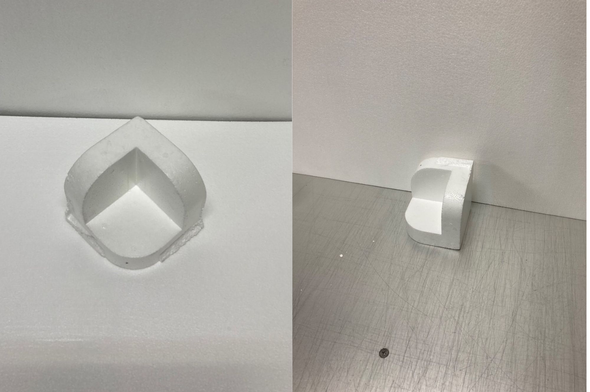 発泡スチロール コーナーパット 小