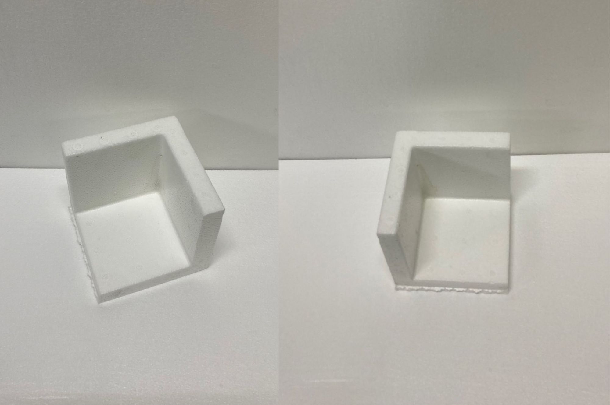 発泡スチロール コーナーパット 中