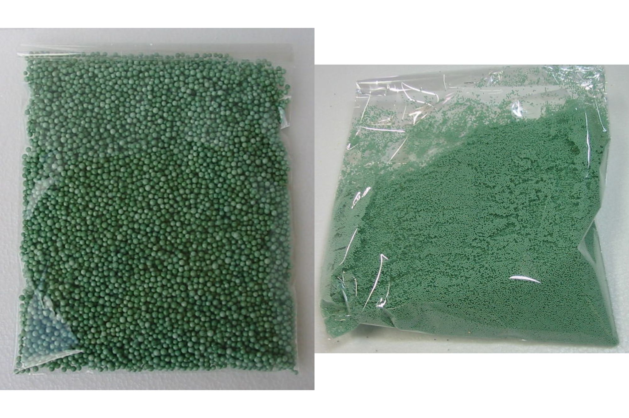 発泡スチロールビーズ 緑