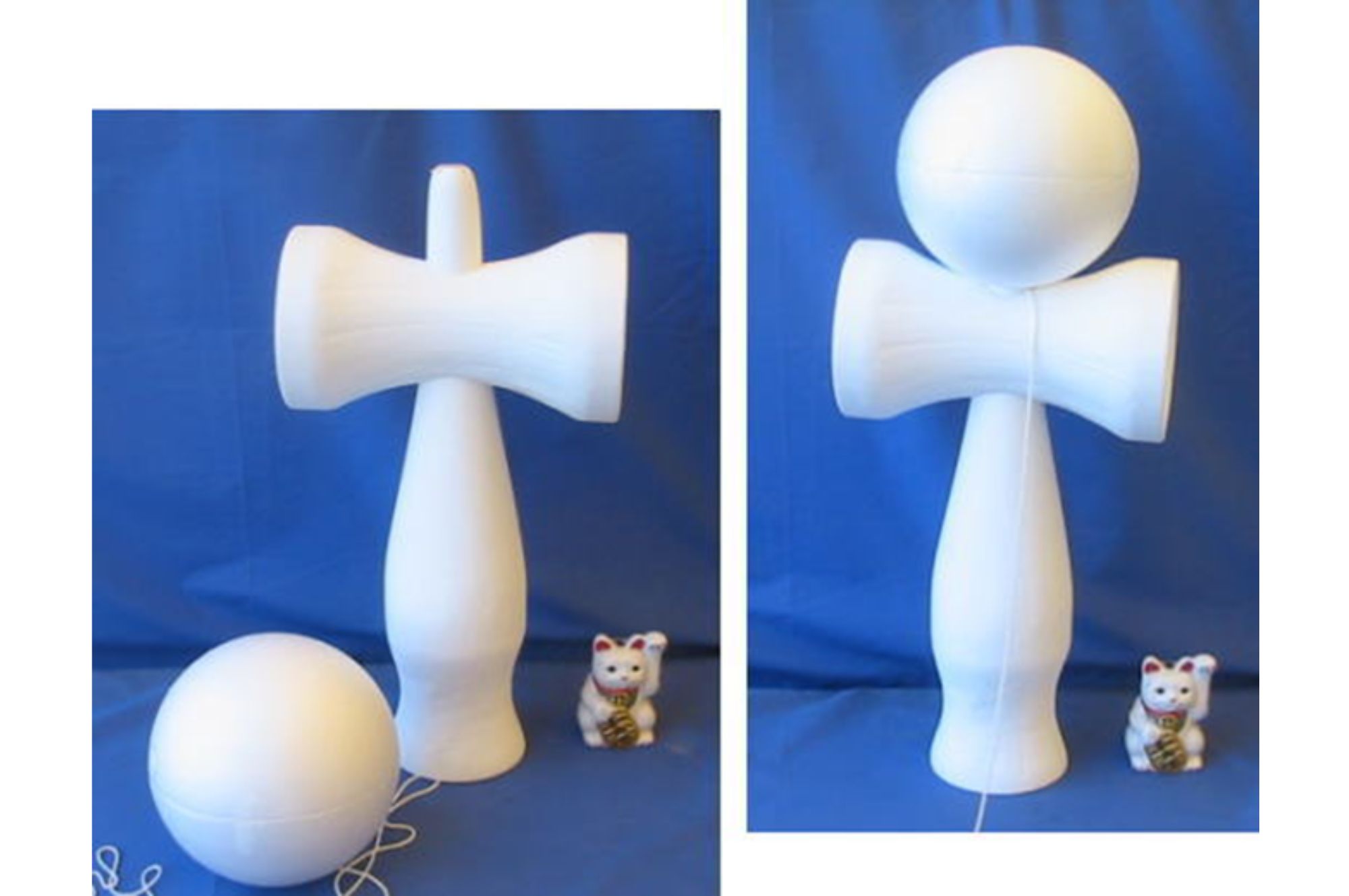 発泡スチロール 巨大けん玉