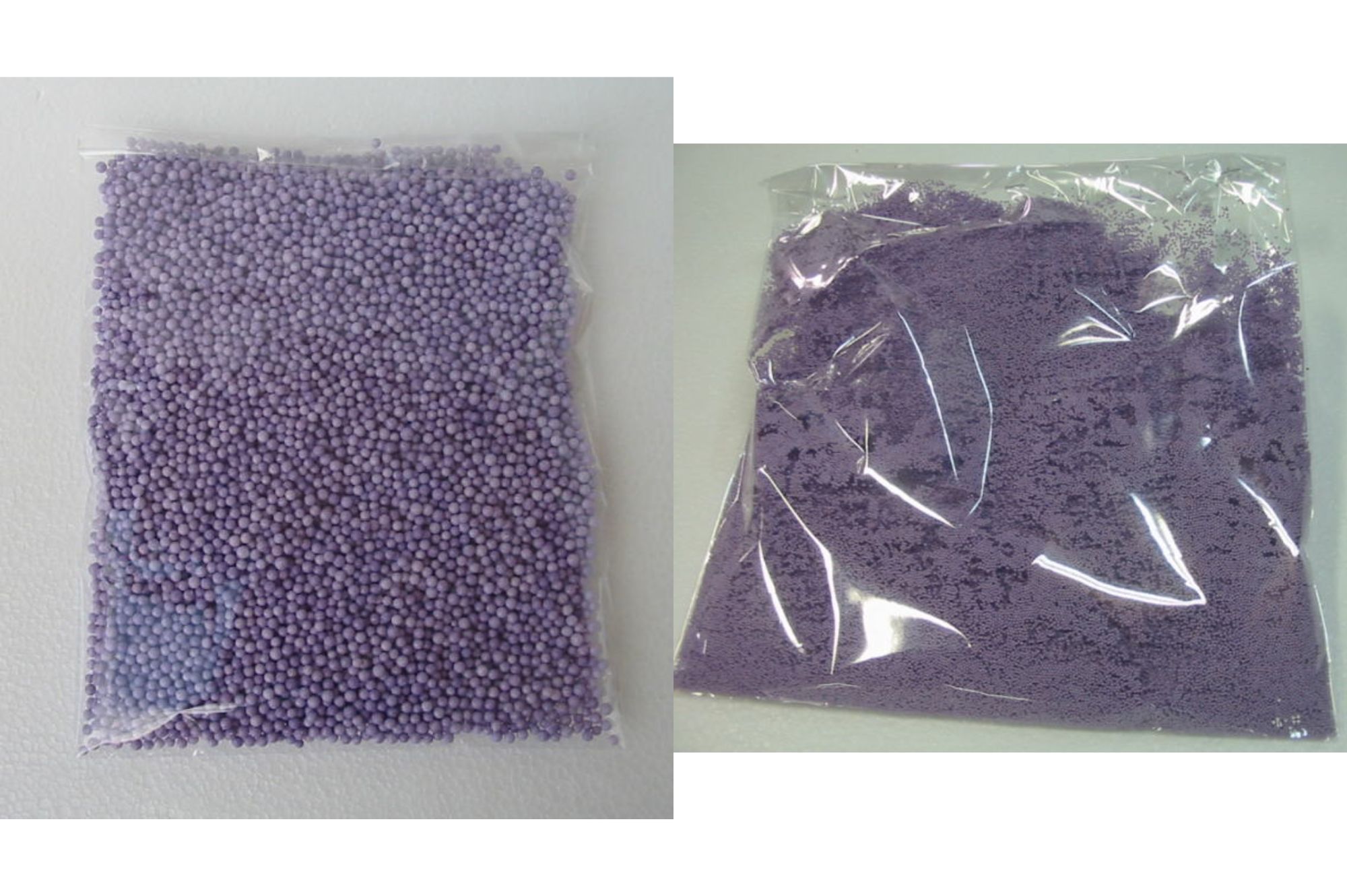 発泡スチロールビーズ 紫