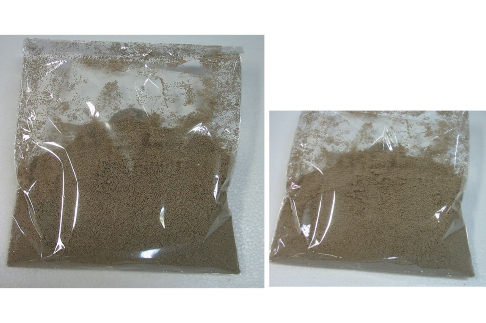 発泡スチロールビーズ 茶色