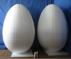発泡スチロール製 巨大手作りたまご
