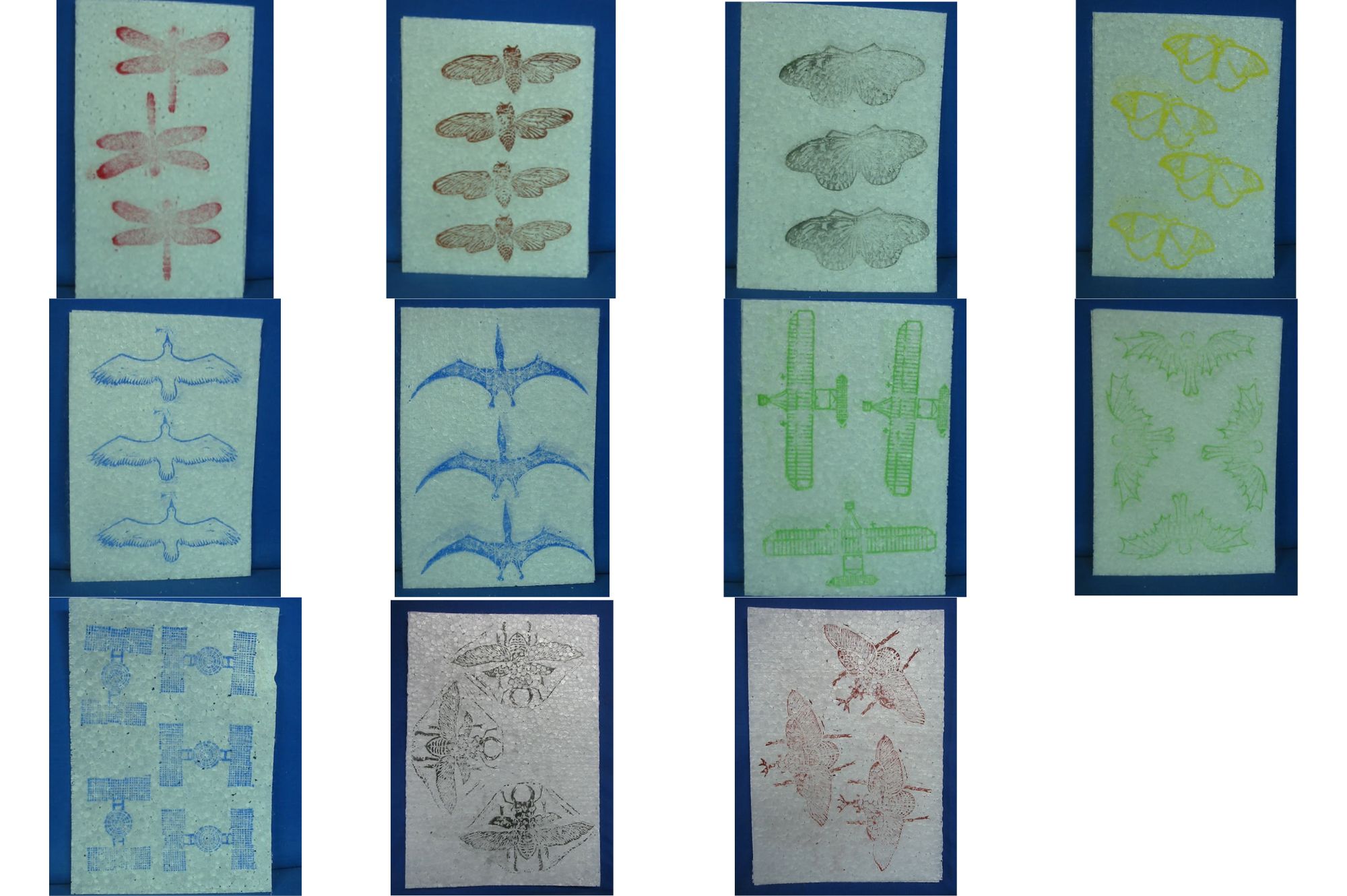 発泡スチロールペーパー イラスト印刷