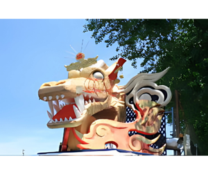 発泡スチロール製「龍」(ドラゴンヘッド)2