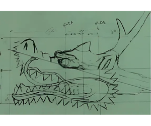 発泡スチロール製「龍」(ドラゴンヘッド)4