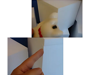 底面突起のある陶芸品展示用台２