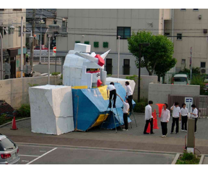 文化祭での出し物 ガンダム