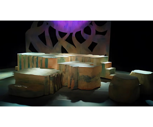 劇で使用した発泡スチロール