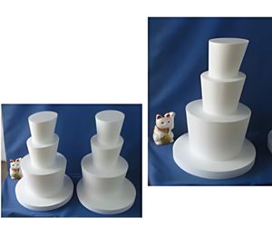 3連傾斜円柱 制作例2