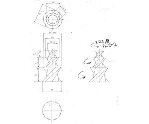 ねじり八角の図面