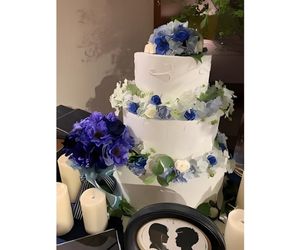 3段ケーキ お客様使用例 すみれ色2