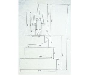欧風のお城　全体縮小タイプ 図面