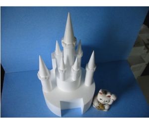 ケーキ用芯材の飾り　お城