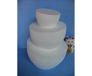 コーヒーカップの3段重ね 芯材製作例