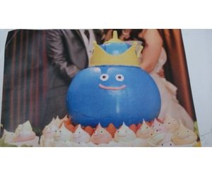 手作りウエディングケーキ ドラクエ スライム