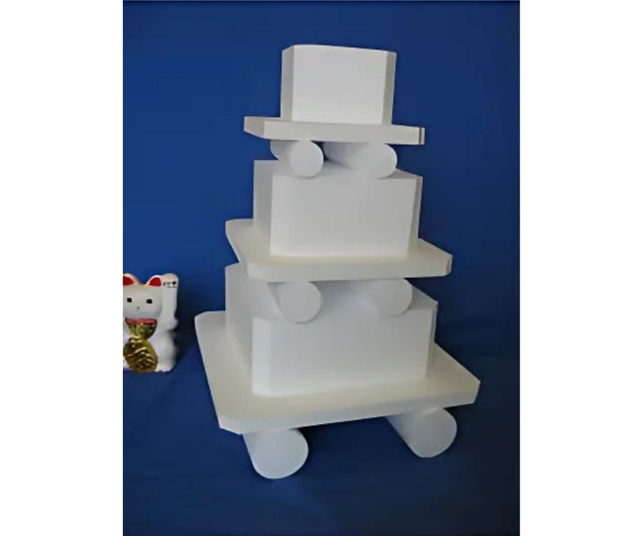 ダミーケーキ 神輿型重ね