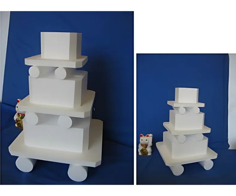 ダミーケーキ 神輿型重ね2
