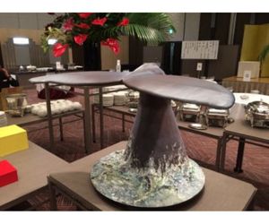 シェフによる食材を使った造形作品2