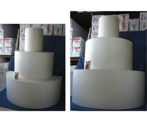 巨大なクリームケーキ製作用ダミー やや小型2