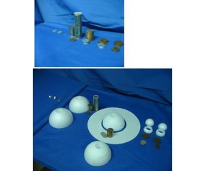 ※太陽系惑星質量比較模型について