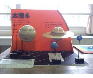 太陽系セット 学生様の自由研究
