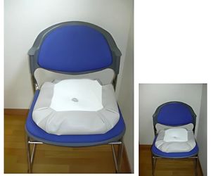 マイクロビーズ クッション 使用例