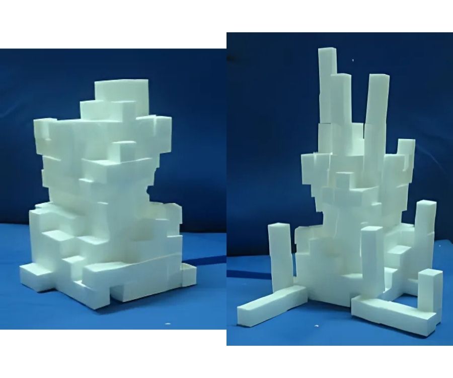 キューブパックで立体アート