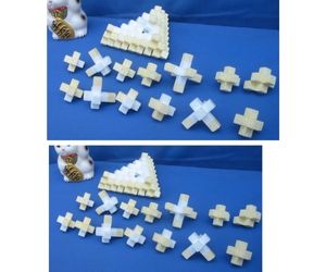 黄色い立体パズル7