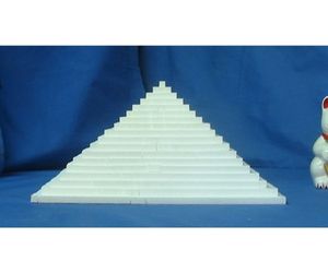 キューブパックを使ったピラミッドの作り方