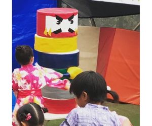 だるま落とし普及版 製作例 『おやじのダルマ落とし』