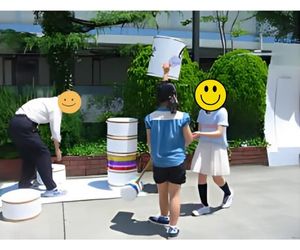 だるま落とし 高校文化祭でご使用2