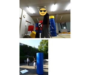 だるま落とし高さ2mx650φタイプ(大学だるま)2