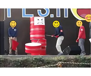 だるま落とし高さ2mx650φタイプ(大学だるま)6