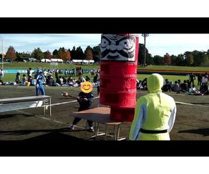 だるま落とし高さ ボランティアでの使用例