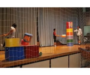 高さ1,67mだるま落とし