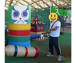 だるま落とし (超巨大だるま)