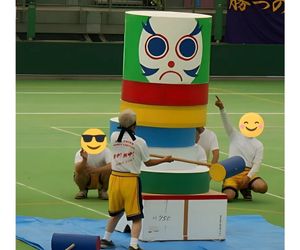 だるま落とし (超巨大だるま)2