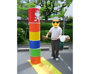 巨大だるま落としの遊び方例3