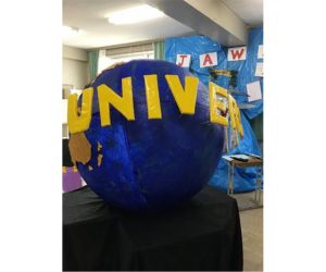 VOYAGER BLUE 2000φ半球でつくる地球です2