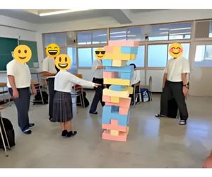 巨大ジェンガ張り合わせ使用例