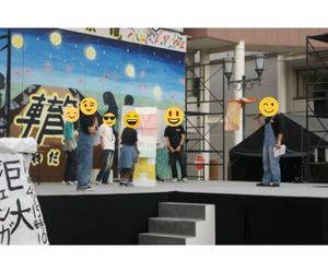 発泡スチロール製「高さ１７０センチ　ジェンガ」3