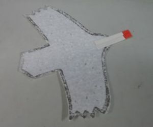 発泡スチロールペーパーで「ふわふわ鳥」  簡単な作り方と飛ばし方